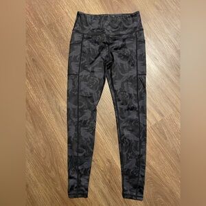 Constantly Varied Gear Black Dinosaur Leggings